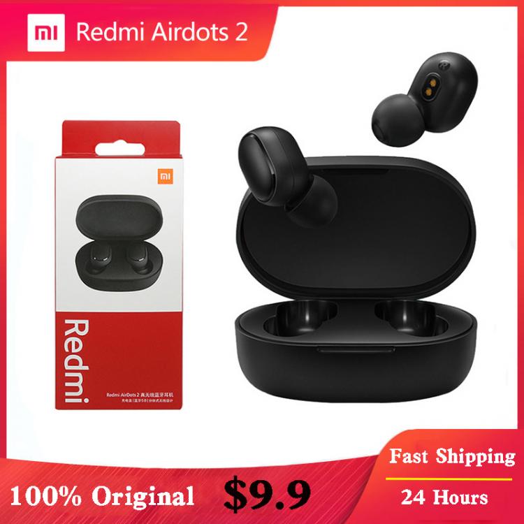 all in one place ביתית Xiaomi Redmi Airdots 2 Earbuds True Wireless Earphone Bluetooth 5.0 Noise Reductio Headset With Mic Tws Original Xiaomi Airdots