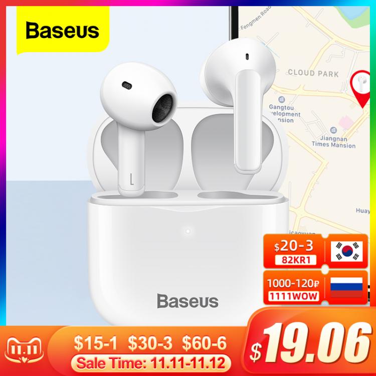 all in one place ביתית Baseus E3 TWS Wireless Earphone Bluetooth 5.0 Headphone Headset True Wireless Earbuds For iPhone 12 Pro Max Handsfree Ear Buds
