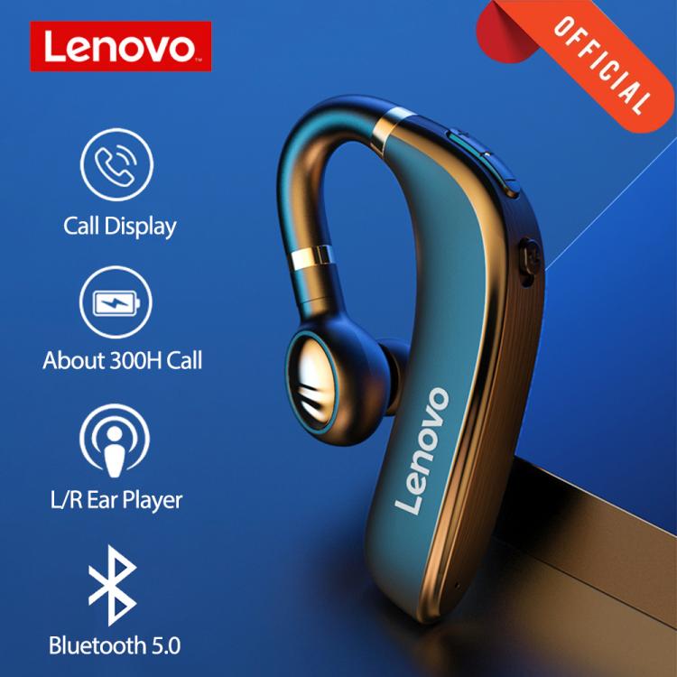 all in one place ביתית Lenovo HX106 Wireless Headphone Ear Hook Business Single Ear Earphone Bluetooth 5.0  Capacity Headset with Mic