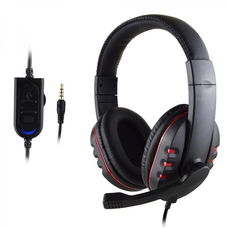 all in one place ביתית 3.5mm Wired Headphones Gaming Headset Gamer Game Earphones with Microphone Volume Control For PC PS4 Xbox One Mobile