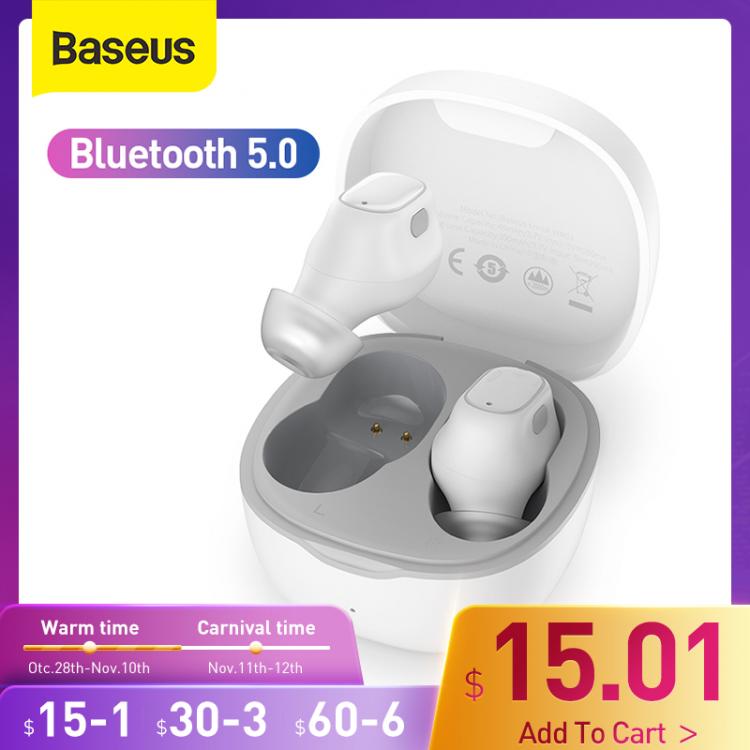all in one place ביתית Baseus WM01 True TWS Wireless Earphones Bluetooth 5.0 Earphone HD Headphones Touch Control Earbuds for iOS/Android Headphones