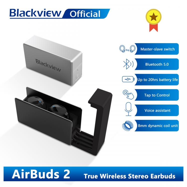 all in one place ביתית Blackview AirBuds 2 TWS Bluetooth 5.0 Earphones Waterproof Earbuds Headsets Charging Box Wireless Headphone With Microphone