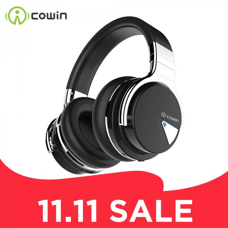 all in one place ביתית COWIN E7[Upgraded] Active Noise Cancelling Headphones Bluetooth Headphones Wireless Headset Over Ear 30 Hours Playtime with Mic