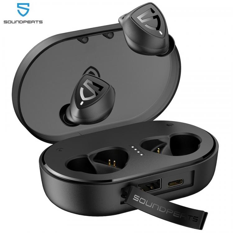 all in one place ביתית SoundPEATS TWS Bluetooth 5.0 True Wireless Stereo Earbuds Trueshift 2 in-Ear Wireless Earphones IPX7 Waterproof  Type C Headset