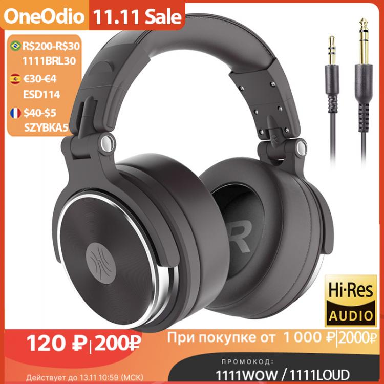 all in one place ביתית Oneodio Foldable Over-Ear Wired Headphone For Phone Computer PC Professional Studio Pro 30 50 Monitor DJ Headset Gaming Earphone