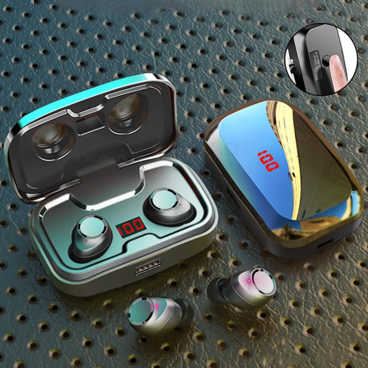 all in one place ביתית TWS Bluetooth 5.0 Earphones Wireless Headphone 3500mAh Charging Box 9D Stereo Sports Waterproof Earbuds Headsets With Microphone