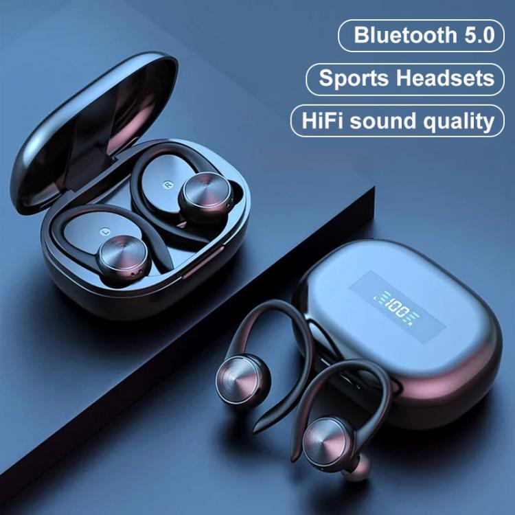 all in one place ביתית VOULAO TWS Bluetooth Headphones Bass True Wireless Stereo Earphones Sports Earbuds Ear Hook For Smart Phone Waterproof Headsets