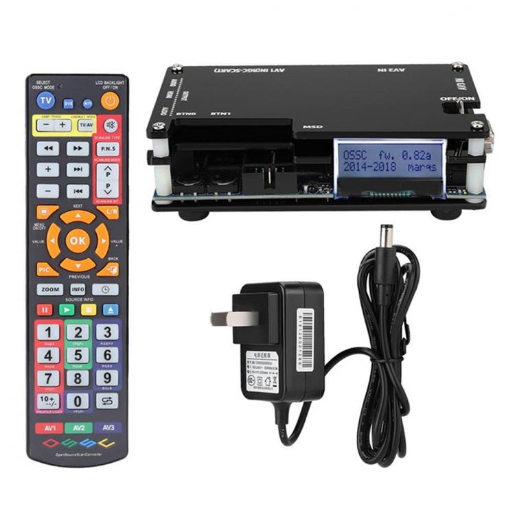 all in one place ביתית OSSC HDMI-compatible Kit for Retro Game Consoles PS1 2 Xbox Sega Atari Nintendo,US Plug Add EU Adapter