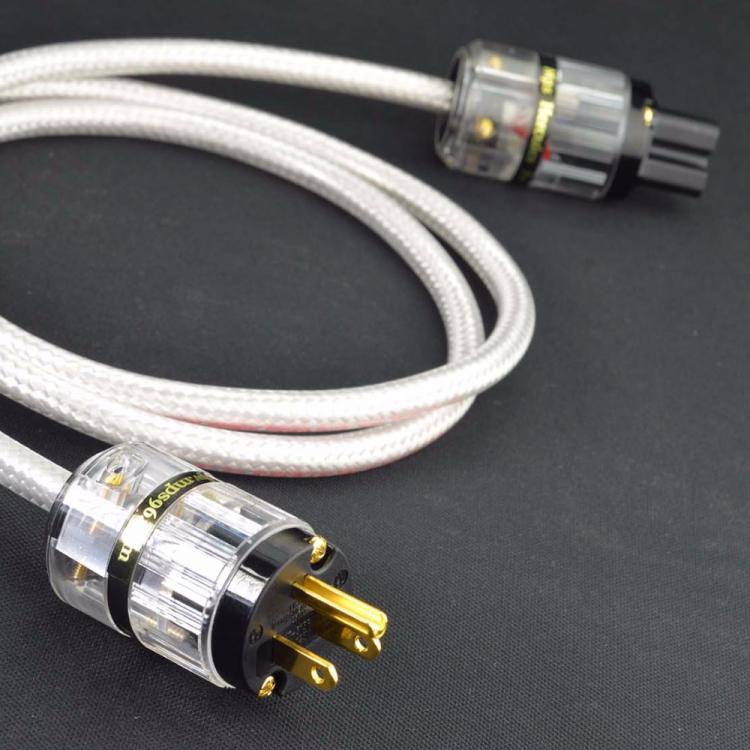 all in one place ביתית Audio Power Cable Brand New MPS M-8AC High Purity  99.9997% OFC+ Silver Plated Power Cord Wire Speaker Amplifier DAC Power