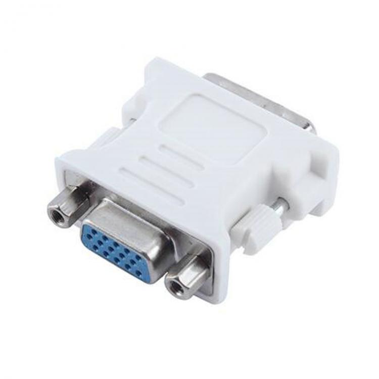 all in one place ביתית DVI 24+5 Male to VGA Female Converter DVI to VGA adapter VGA Adapter Convertor for PC Laptop Tablet Projector