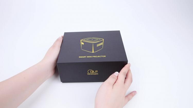 all in one place ביתית Mini Cube Shape Portable DLP Smart Portable Projector