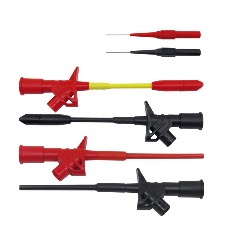 all in one place ביתית Multimeter Probe Test  Kit With Alligator Clips Replaceable Probe Tips
