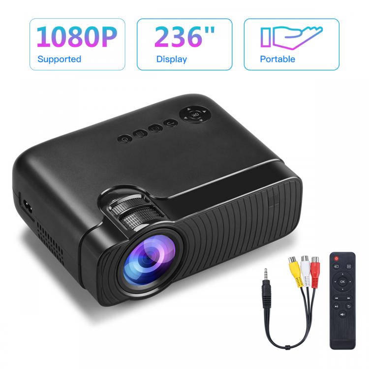 all in one place ביתית Portable Movie Projector  Mini LED Projector 1080P Supported 3500  50,000 Hours Lamp Life 236 Inch Display for Home Theater