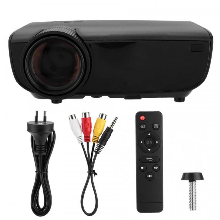 all in one place ביתית W50 Mini Home Office Projector 1280*800 HD Screen Computer TV Projectors Support Wireless and Wired Screen Sync for Mobile Phone