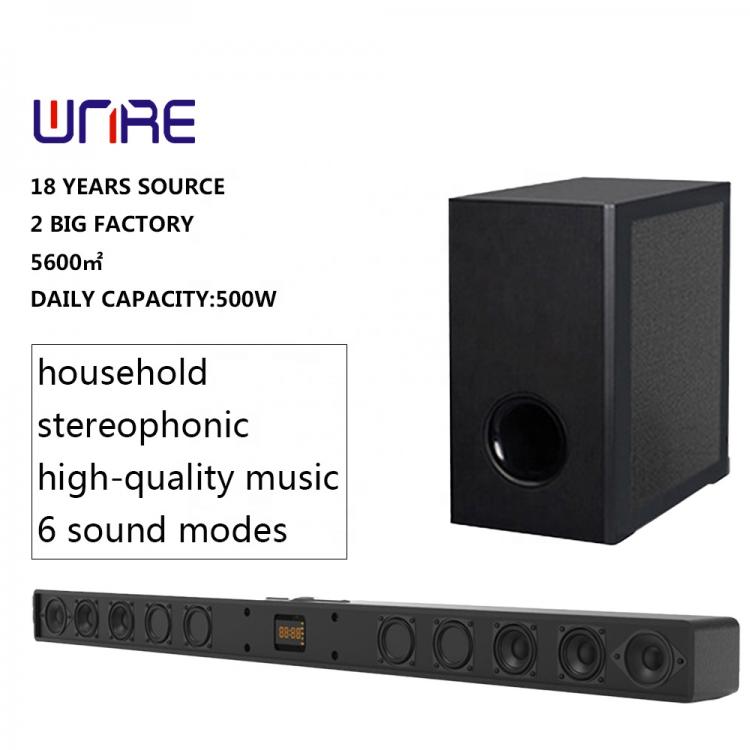 all in one place ביתית Wooden blueteeth Wireless Home Theater System Sound Bar
