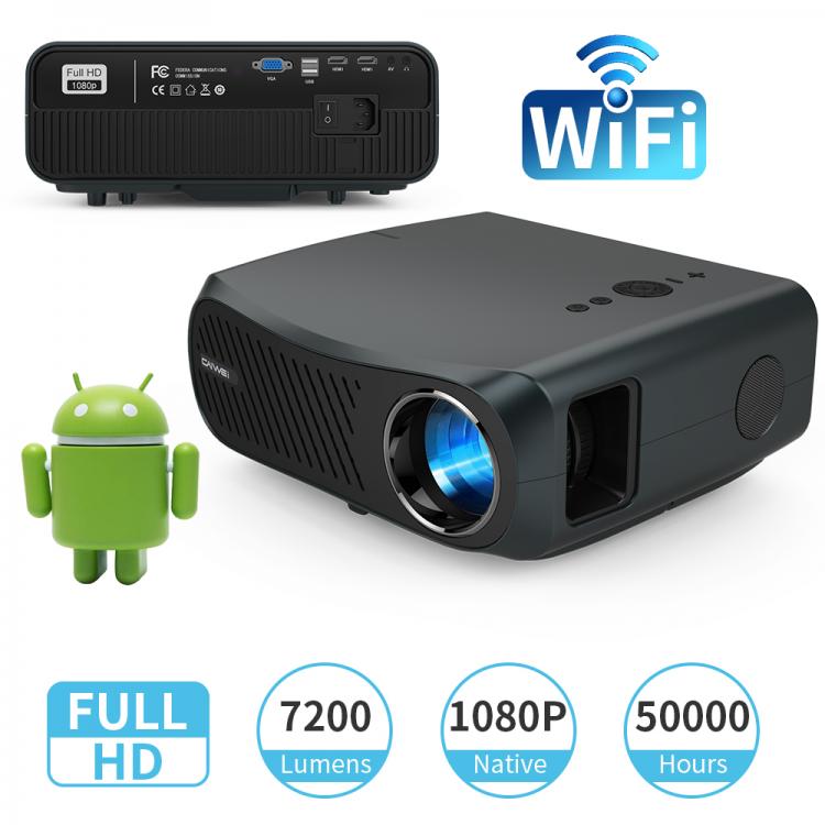 all in one place ביתית Home Projector Video Led Android Beamer 7200 Lumens Miracast Wireless Airplay Freeshipping Home Theater Projector For Phone