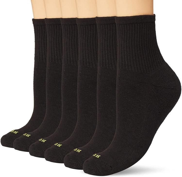 all in one place בגדי נשים Hue Women's Mini Crew Sock 6-Pack