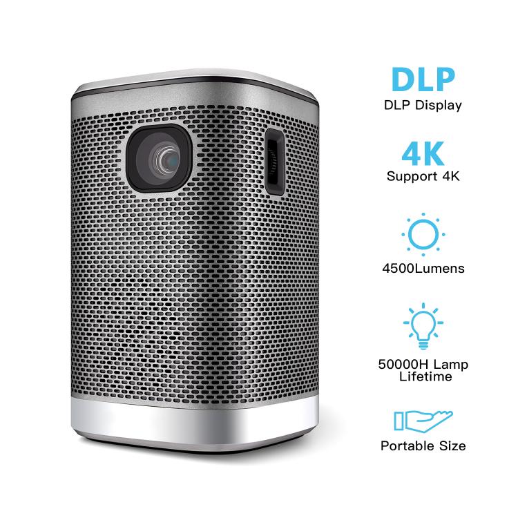 all in one place ביתית Mini Portable Projector DLP Video Movie Projector Home Theater 4500Lumens Touchpad/Remote Control Support Sync Screen