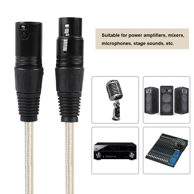 all in one place ביתית BK2019G High Quality XLR Male To Female Microphone Cable Audio Mic Cable BK2019G Male To Female Audio Cable (20M)