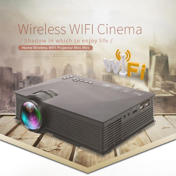 all in one place ביתית Mini Portable Projector UC68 LED Home Micro Projector 1080P Miracast Airplay Home Micro Projector UC68+ 1080P HD Projector