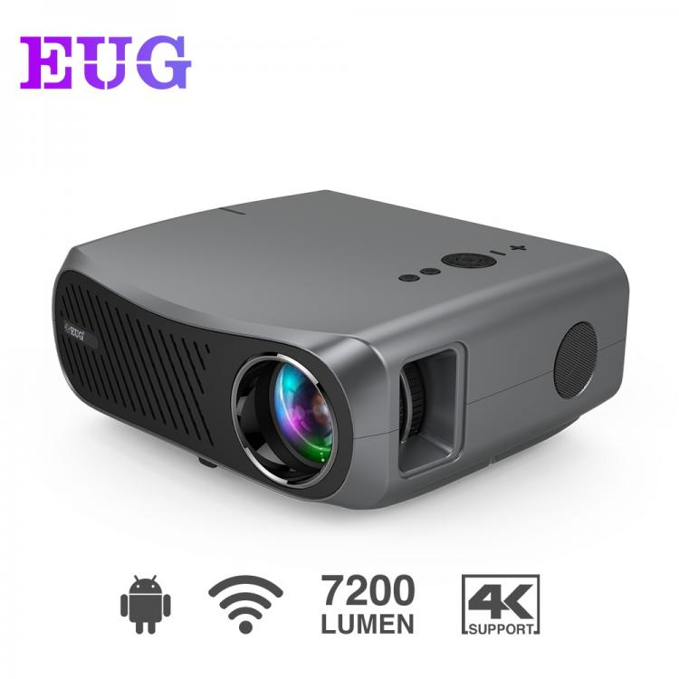 all in one place ביתית Video Projector Beamer Led 7200 Lumens Wireless Airplay 10000:1 Contrast Ratio Freeshipping Home Theater Projector For Phone