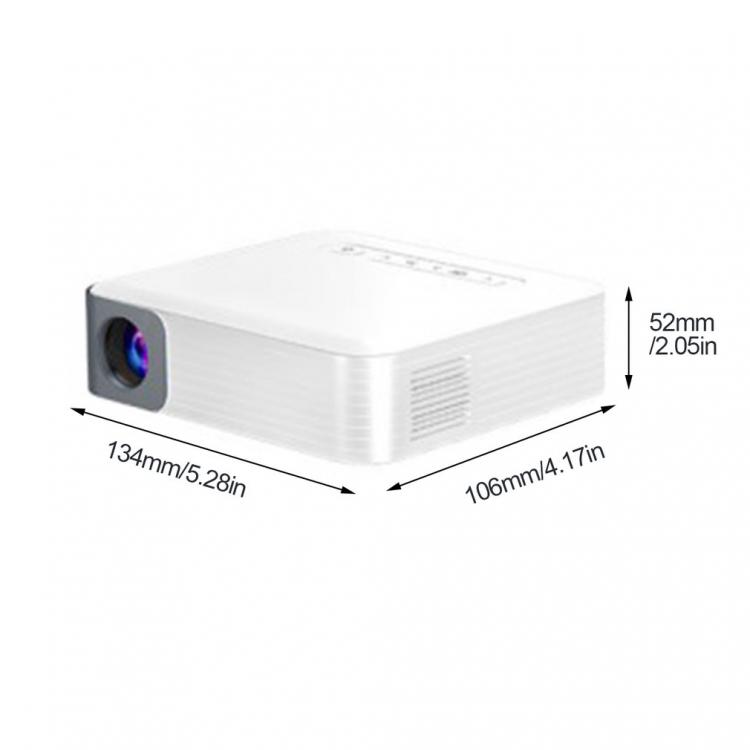 all in one place ביתית Leisure MINI Projector 1080P Support WiFi Synchronize Smart Phone Screen 200"Mini Projector Work with TV Stick PS4