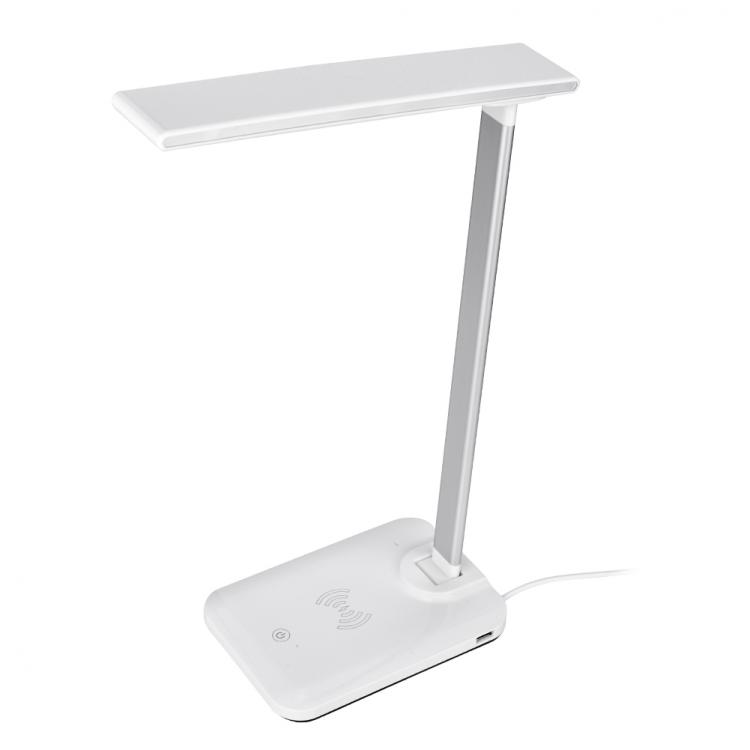all in one place ביתית LED Lamp Wireless Mobile Phone Charging USB Charger 135° Rotatary Table Anti-Slip Desk Lamp 34cm Eye Protection Light