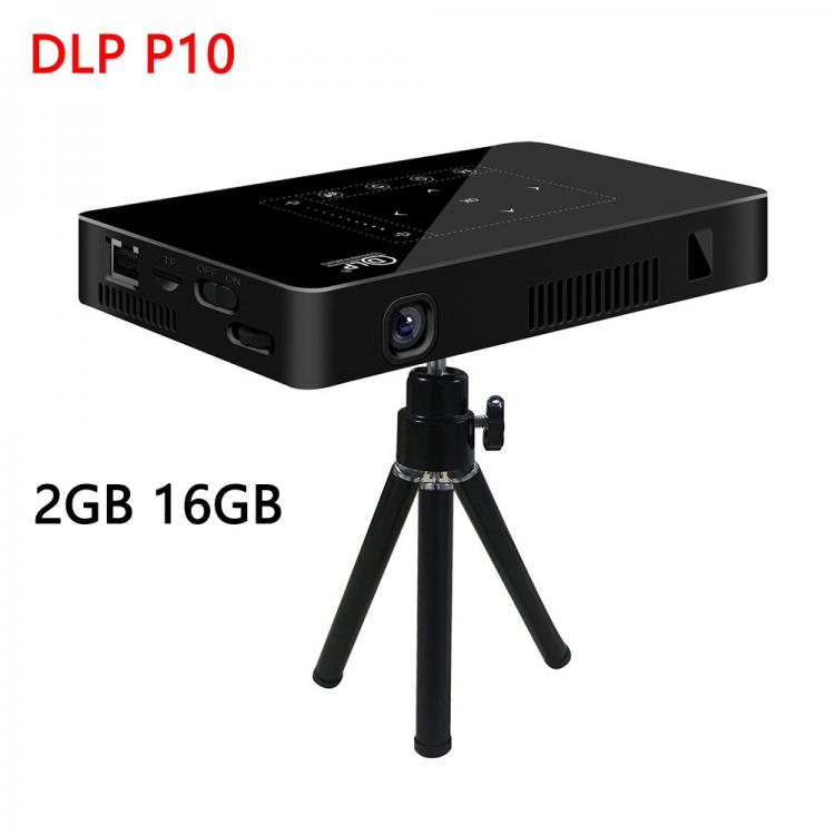 all in one place ביתית DLP P10 mini portable projector 4K full hd 1080P Home cinema projector 2GB16GB WIFI Bluetooth android projector 4100mAh battery