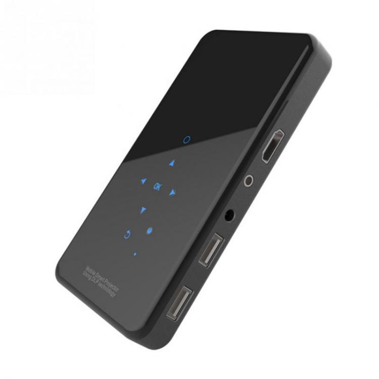 all in one place ביתית Portable Micro HD Projector Mini Home 1080P Bluetooth 4.2 Wireless Projector 2.4G WiFi for Android 7.1 with Tripod Stand