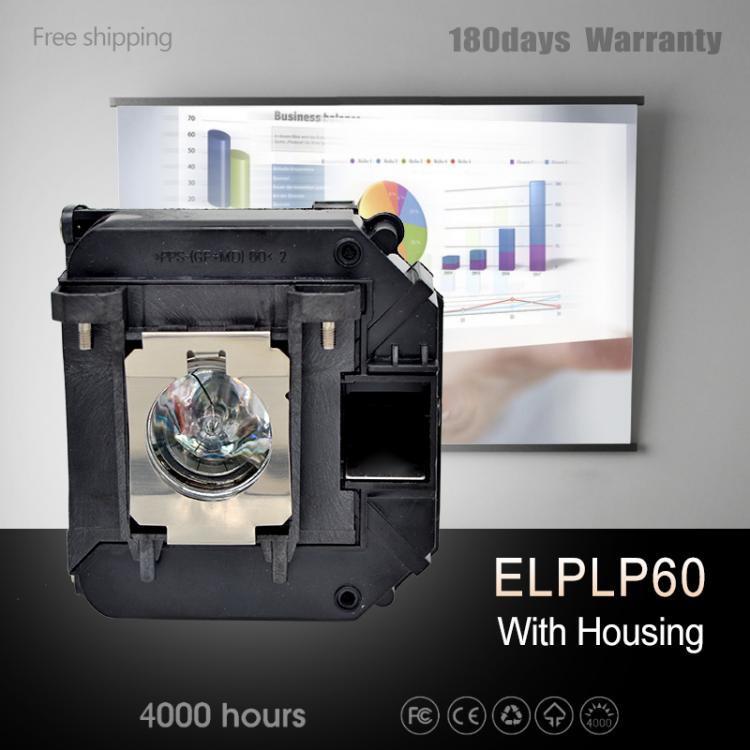 all in one place ביתית Best sold Projector Lamp With housing for V13H010L60/ELPLP60 for Epson EB-420 EB-2060 BrightLink 425Wi