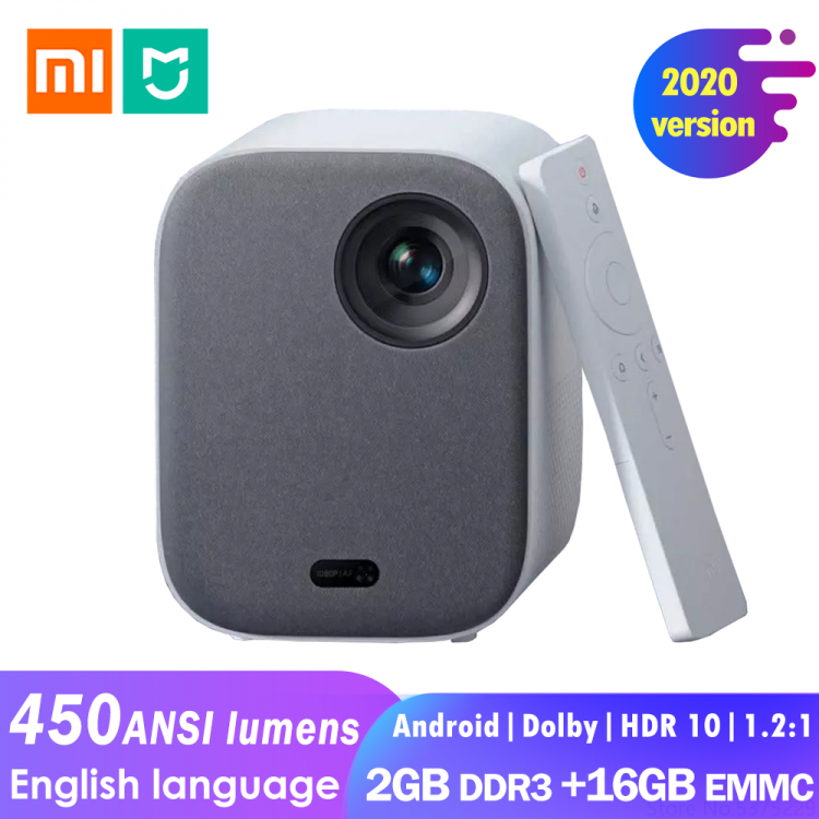 all in one place ביתית Xiaomi Mijia Projector Youth Edition 2 Full HD 1080P 450 ANSI lumens Mini side projection Android Wifi Home Theater Beamer TV