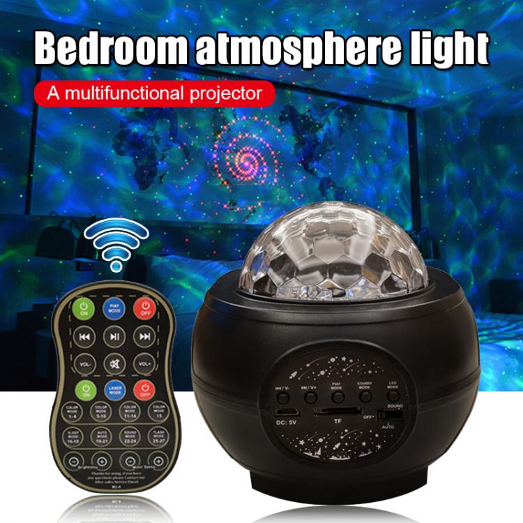 all in one place ביתית Star Light Projector Ocean Wave Projector with Bluetooth Music Speaker For Bedroom Party Home Night Light GK99