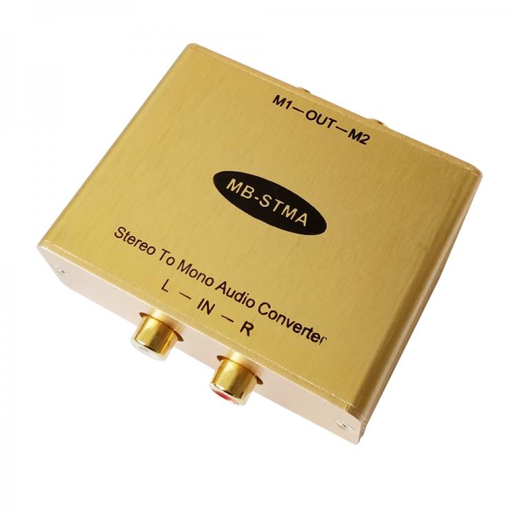 all in one place ביתית Stereo to Mono Audio converter with isolation output Stereo/Mono adapter Hi-Fi Audio Mixer