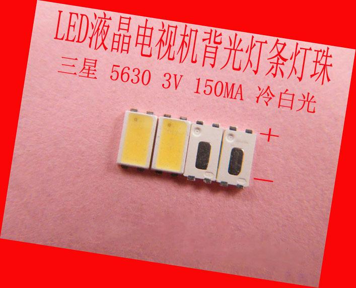 all in one place ביתית 200piece/lot FOR repair Samsung Sharp Sony LCD TV LED backlight Article lamp SMD LEDs 5630 3V Cold white light emitting diode