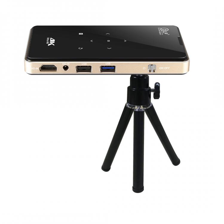 all in one place ביתית DLP P09 2020 Full HD Projector Android 9.0 DDR4 2GB 16GB Mini Portable 4K Wifi Projector Bluetooth Battery Video Beamer