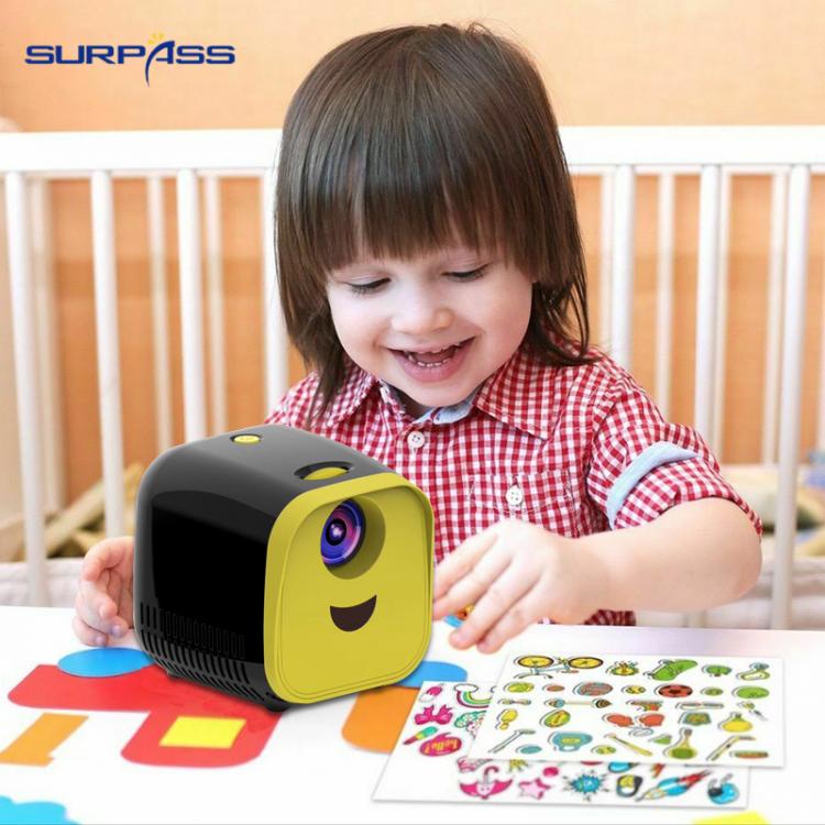 all in one place ביתית Kids Projector 1000 Lumens Kids Toy Portable Education Projector Mini LED Home Beamer Support 1080P