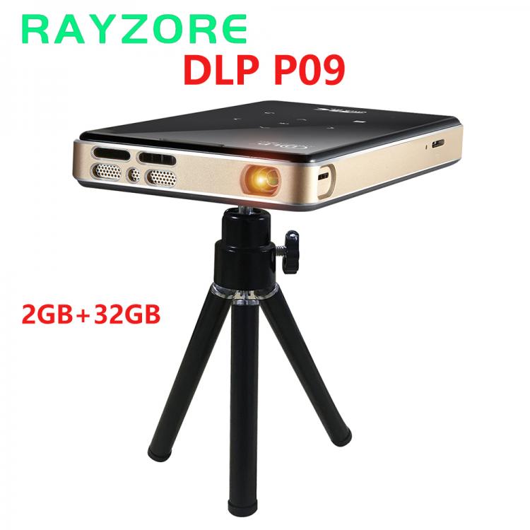 all in one place ביתית DLP P09 2020 NEW Full HD Projector Android 9.0 Ddr4 2GB 32GB Mini Portable 4K Wifi Projector Bluetooth Battery Video Beamer