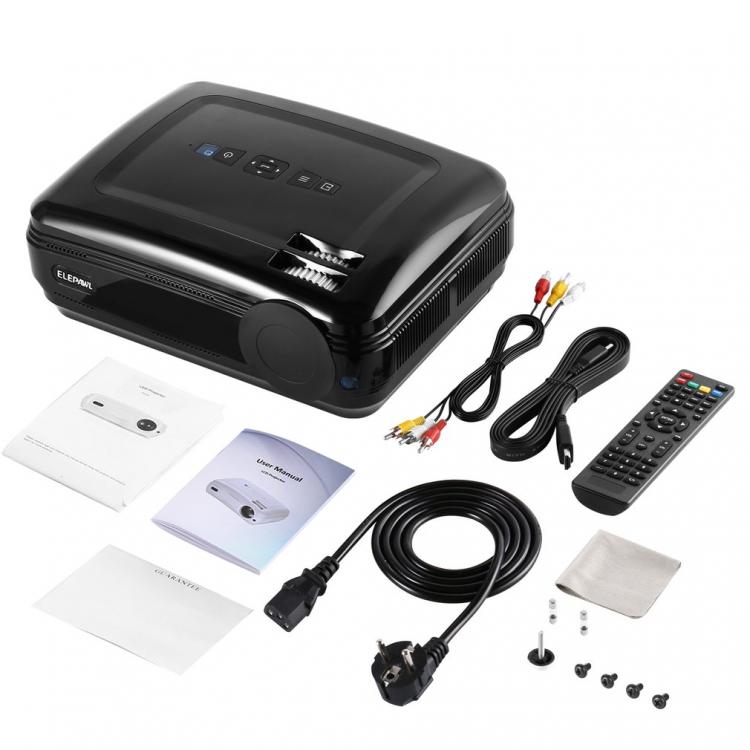 all in one place ביתית 720P LCD Video Projector 3200 LM Multimedia Home Theater Projector HDMI-compatible VGA USB for Home Cinema Laptop TV Game Video