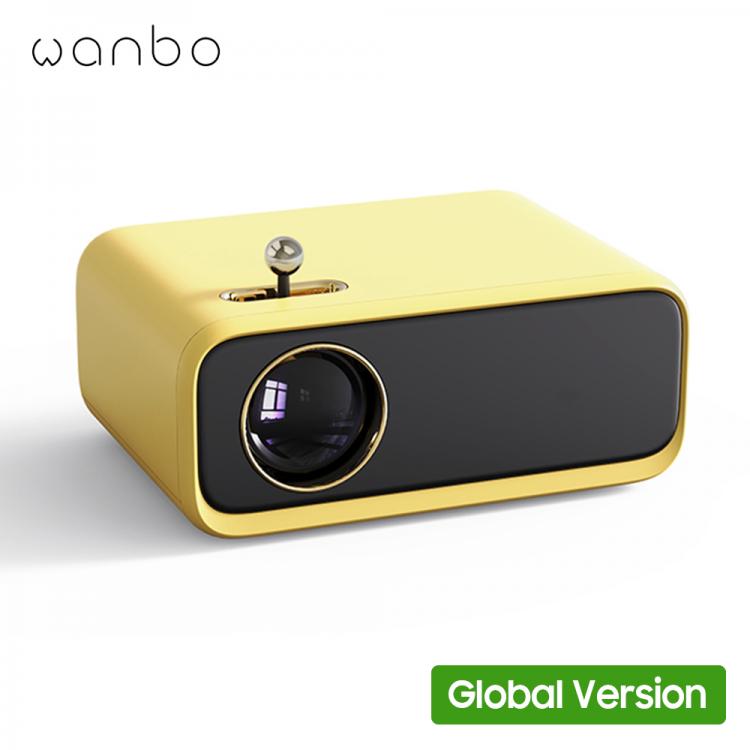 all in one place ביתית Wanbo Projector X1-mini 1080P 200ANSI LCD Clear Projection Full Glass Lens LED Portable Media Player Home Theater Global Version