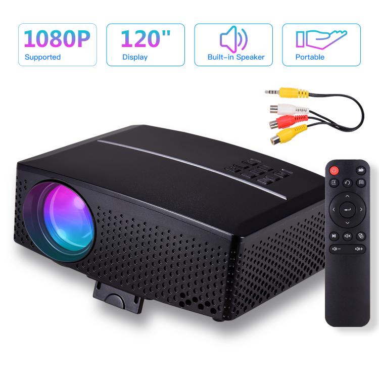 all in one place ביתית Mini LED Video Projector 1080P Supported 3500 Lumens 120 Inch Display Built-in Stereo Speaker for Home Theater Entertainment