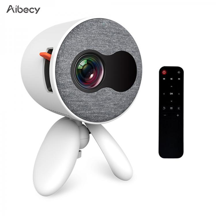 all in one place ביתית Aibecy YG220 Mini LED Projector 1080P 1000 Lumens Portable Multimedia Projector Video Player Built-in Speaker Home Theater