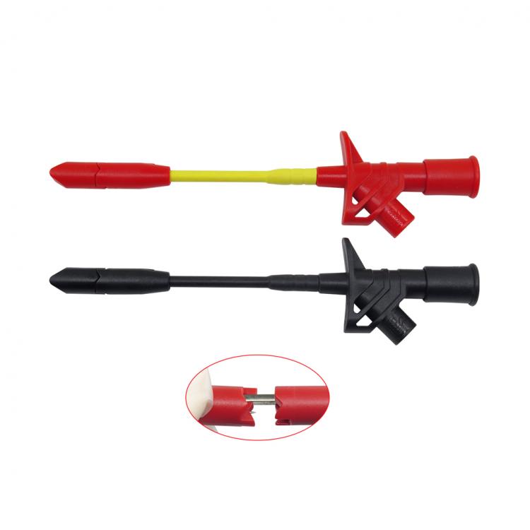 all in one place ביתית 1 Set of Multifunctional Multimeter Probe Test Leads with Alligator Clip +