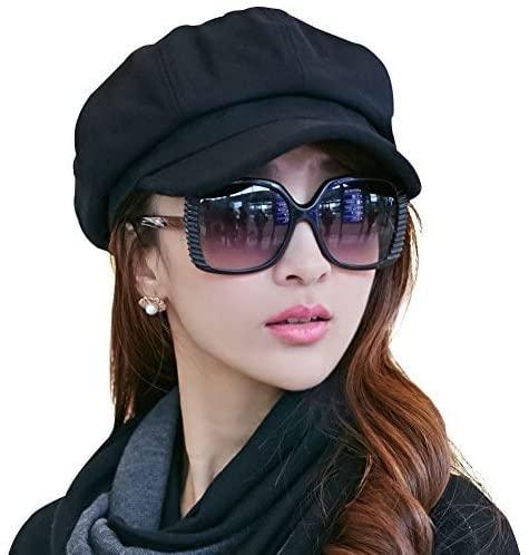 all in one place אביזרי נשים Comhats 2019 New Womens Visor Beret Newsboy Hat Cap for Ladies Merino Wool