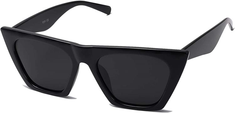 all in one place אביזרי נשים SOJOS Vintage Cateye Polarized Women Sunglasses Trendy Oversized Frame SJ2115