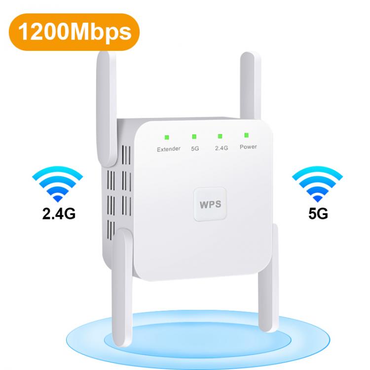 all in one place גאדג'טים Wireless Wifi Extender WiFi Repeater Long Range Signal Repiter 360 Degree Full Signal Coverage 1200Mbps WiFi Router Amplifier