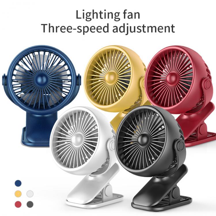 all in one place גאדג'טים Desk Mini USB Fan Clip-on Portable Table Fan for Office Bedroom Strong Wind Quiet Cooler Three Gears Adjustable