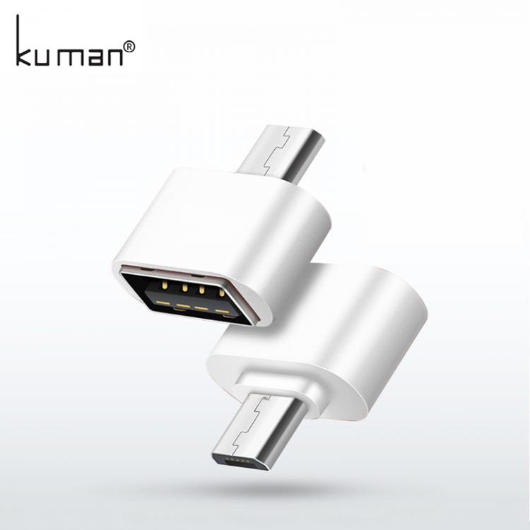 all in one place גאדג'טים Kuman Micro USB Adapter USB to MicroUSB Adapter Cable Converter for Pendrive USB Flash Drive to Phone Mouse Keyboard OTG A