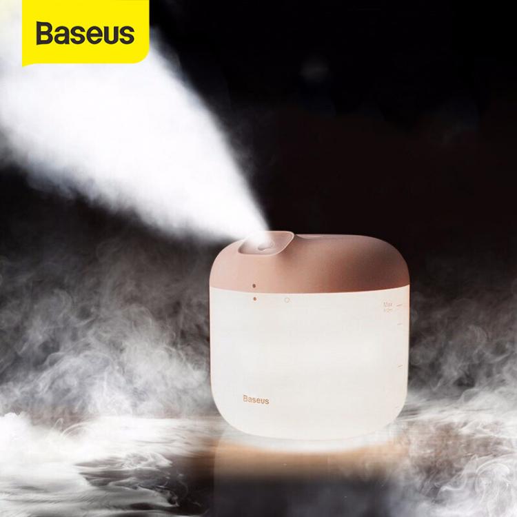 all in one place גאדג'טים Baseus USB LED Lamp Humidifier 600ml USB Electric Air Clean Air Humidifier Hot Mist Maker LED Air Humidifier for Home Office