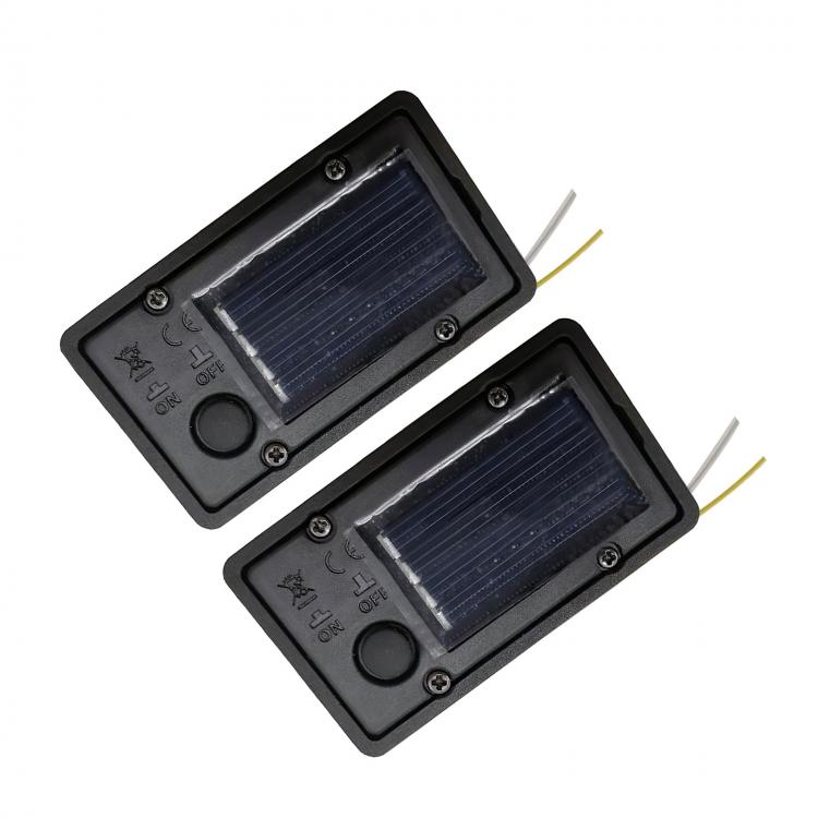 all in one place גאדג'טים 2pcs Replacement Battery Boxes Waterproof On/Off Switch Solar Lamp Battery Box For Outdoor Garden Lawn Square Solar LED Light