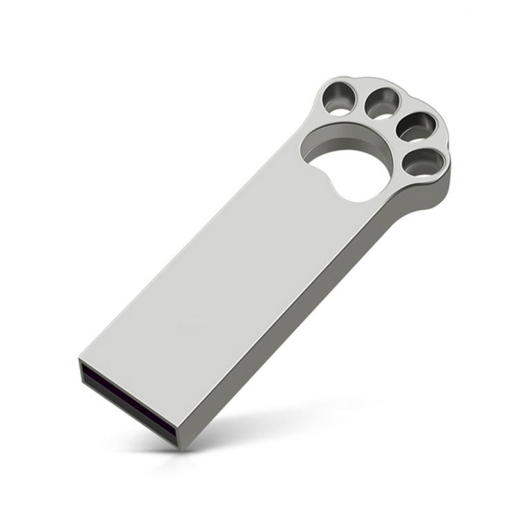 all in one place גאדג'טים USB Flash Drive Cat Paw USB 2.0 Pendrive 128GB 64GB 32GB 16GB 8GB 4GB Metal Zinc Alloy USB ThuMB Jump Drive with Keychain Hole